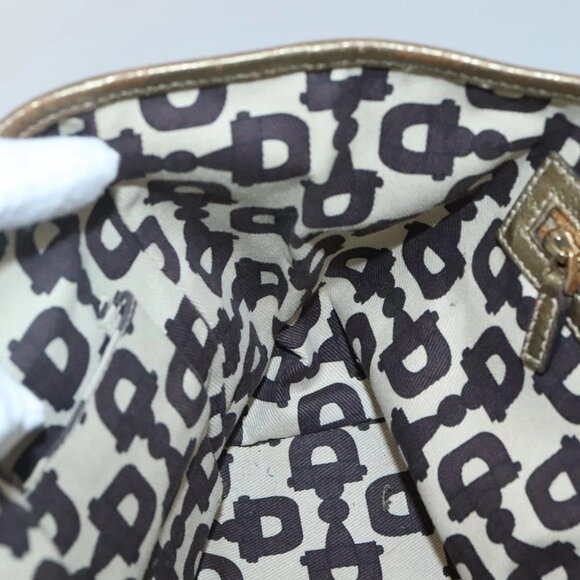 GUCCI GG Canvas Hand Bag Beige Gold 139261 Auth ep10747 - Picture 12 of 16